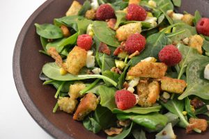 Spinach _Salad _with Rasberry
