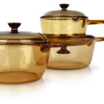  Visions Vs-337 Pot Kitchen Cookware Saucepan Heat-resistant Glass Cooking Pot Cookpot Pasta Pots 6p Set